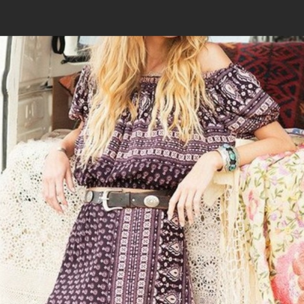 Gypsianna crop blouse size M